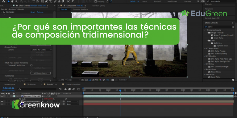 Curso Técnicas de Composición 3D- Curso Adobe